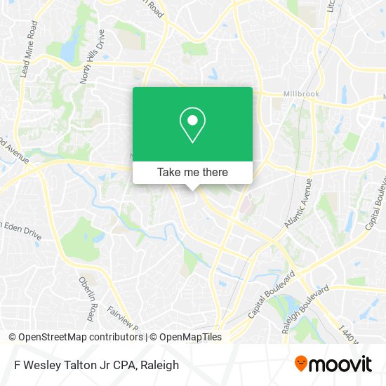 Mapa de F Wesley Talton Jr CPA