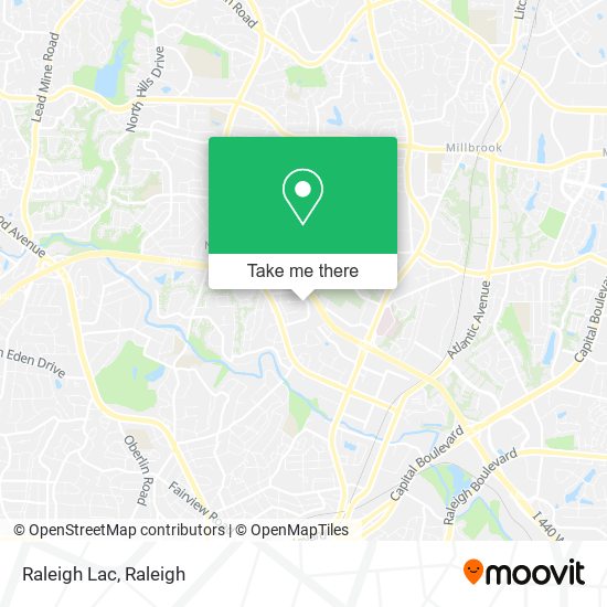 Mapa de Raleigh Lac
