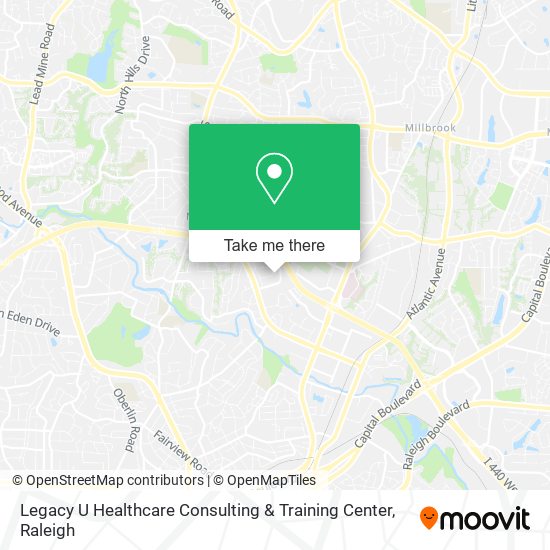 Legacy U Healthcare Consulting & Training Center map