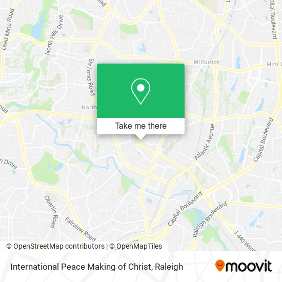 Mapa de International Peace Making of Christ