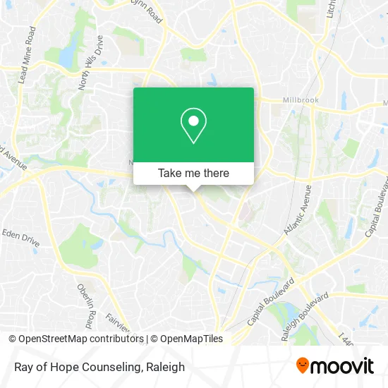 Ray of Hope Counseling map