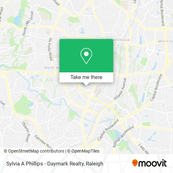 Sylvia A Phillips - Daymark Realty map