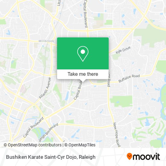 Bushiken Karate Saint-Cyr Dojo map