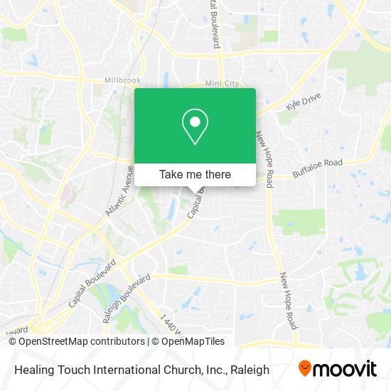 Mapa de Healing Touch International Church, Inc.