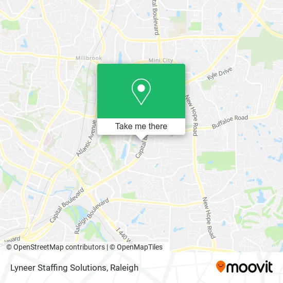 Lyneer Staffing Solutions map