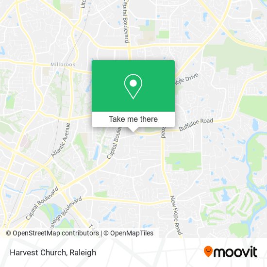 Mapa de Harvest Church