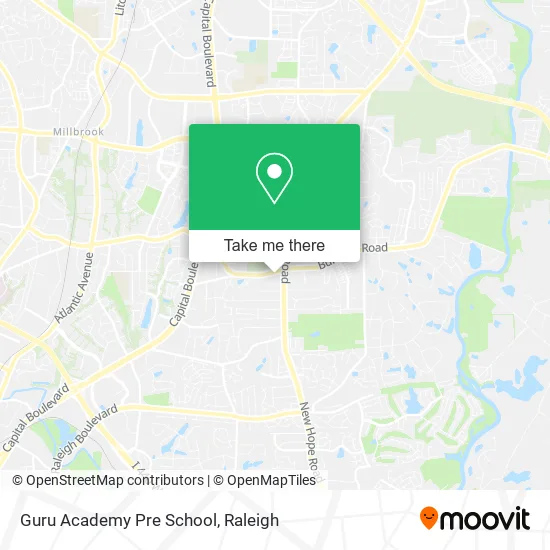 Guru Academy Pre School map