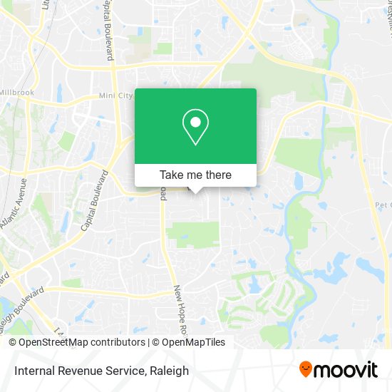 Internal Revenue Service map
