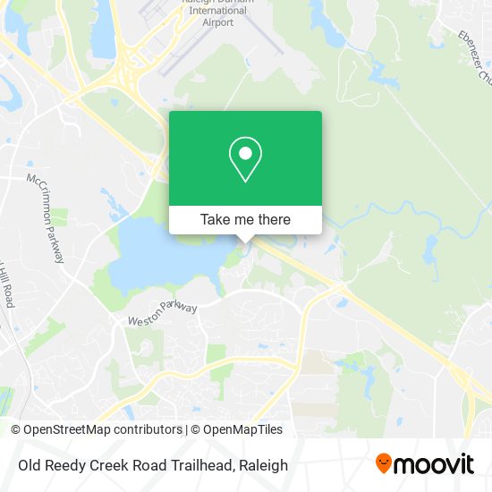 Mapa de Old Reedy Creek Road Trailhead