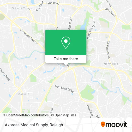 Axpress Medical Supply map