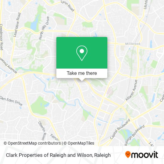 Mapa de Clark Properties of Raleigh and Wilson