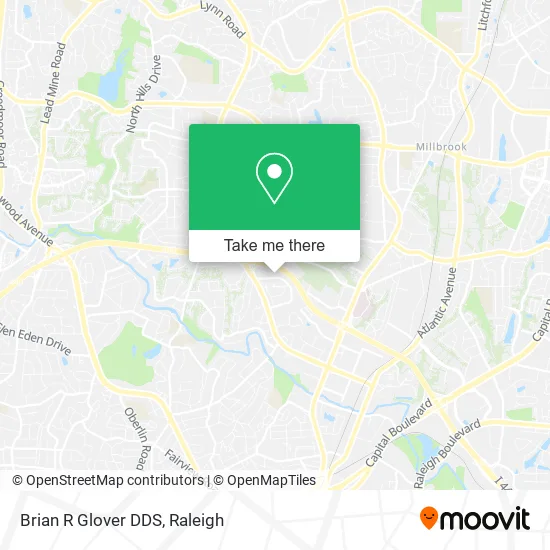 Mapa de Brian R Glover DDS