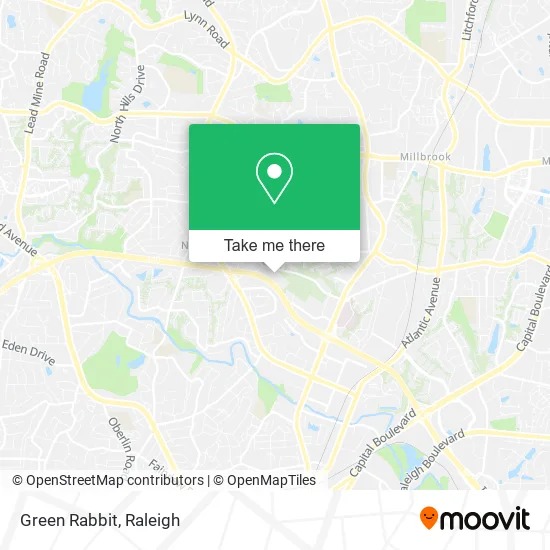 Green Rabbit map