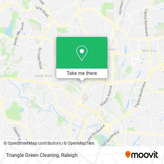 Triangle Green Cleaning map