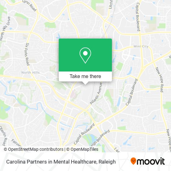 Mapa de Carolina Partners in Mental Healthcare