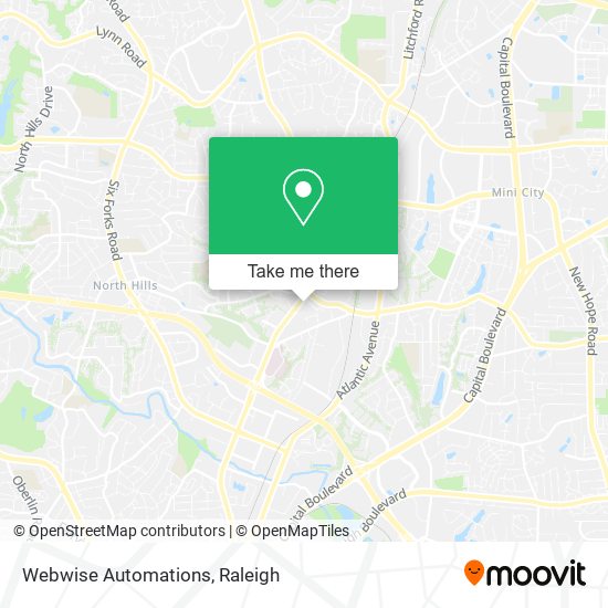 Webwise Automations map