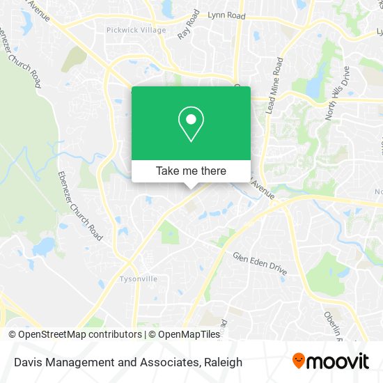 Mapa de Davis Management and Associates