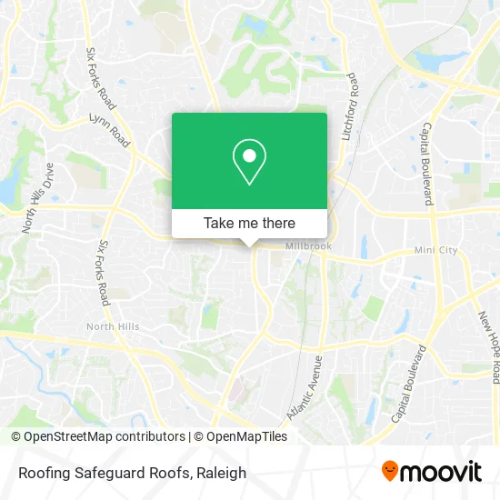 Mapa de Roofing Safeguard Roofs