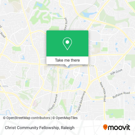 Christ Community Fellowship map