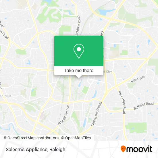 Saleem's Appliance map