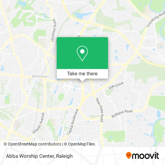 Mapa de Abba Worship Center