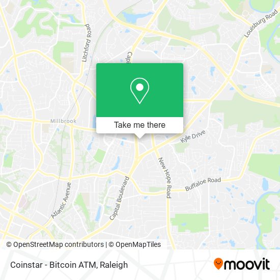 Coinstar - Bitcoin ATM map