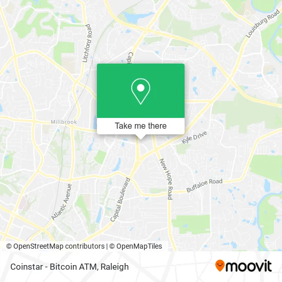 Coinstar - Bitcoin ATM map