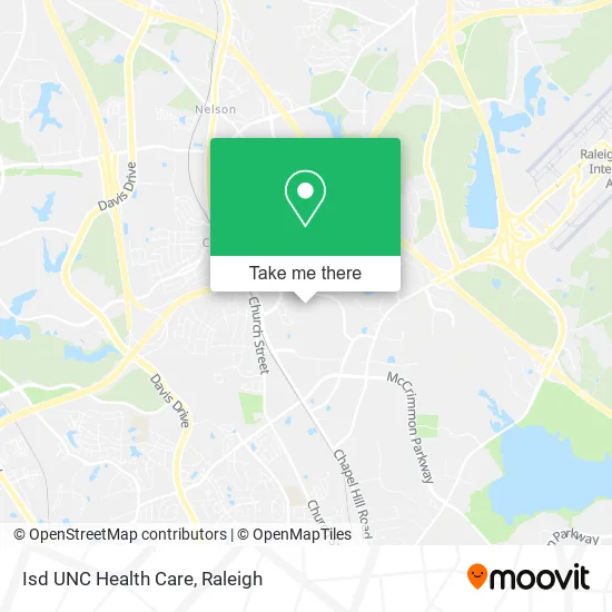 Isd UNC Health Care map
