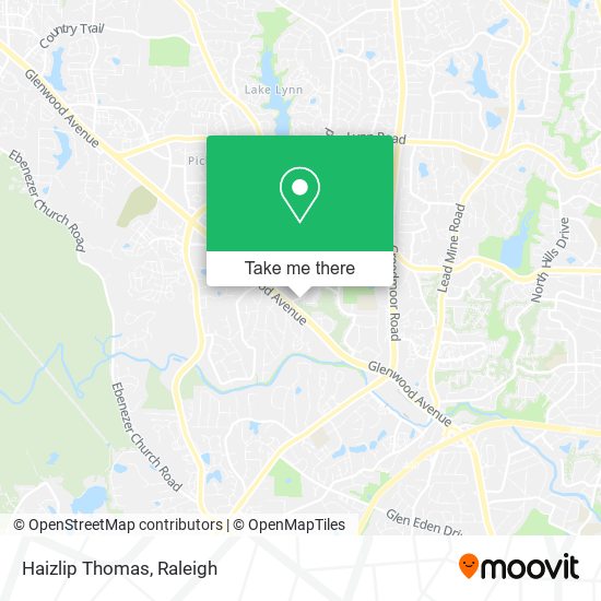 Mapa de Haizlip Thomas