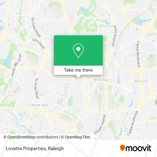 Lovette Properties map
