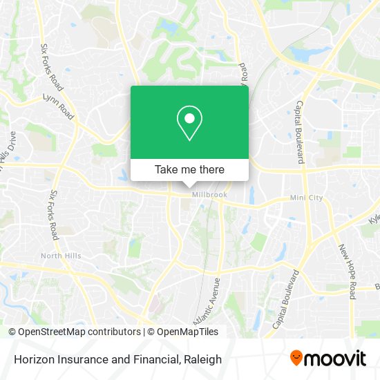 Mapa de Horizon Insurance and Financial