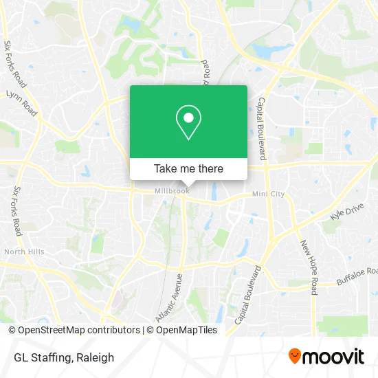 Mapa de GL Staffing