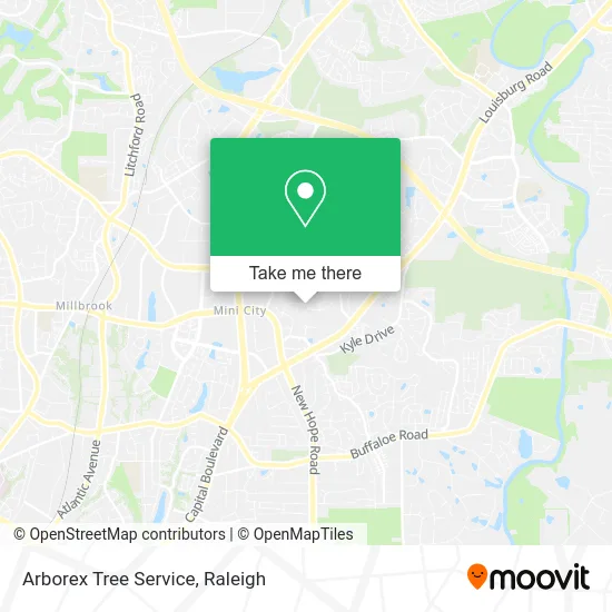 Arborex Tree Service map