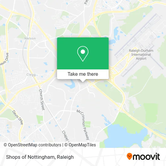 Shops of Nottingham map