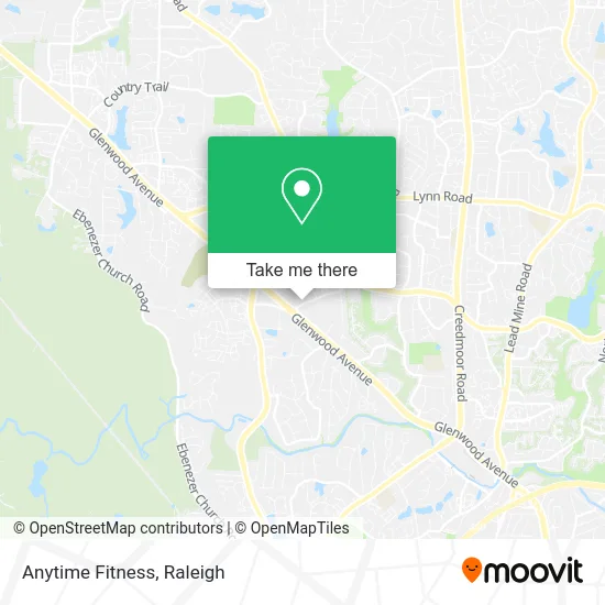Anytime Fitness map