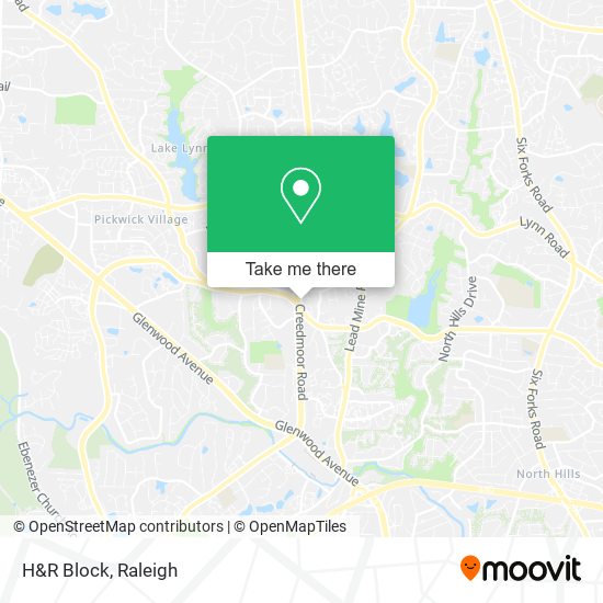 H&R Block map