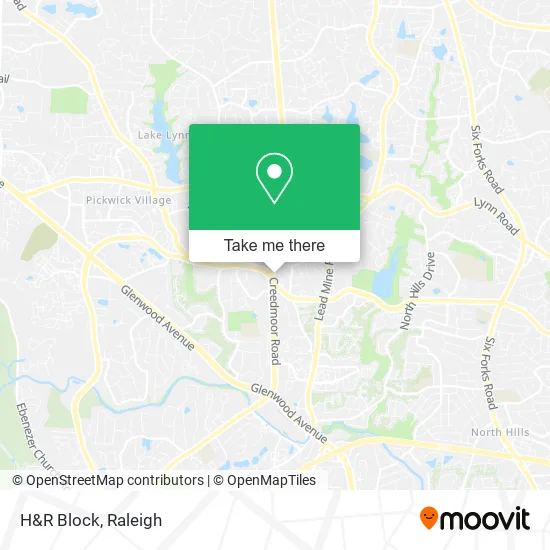 H&R Block map