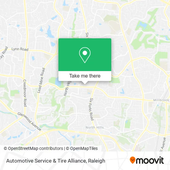 Automotive Service & Tire Alliance map