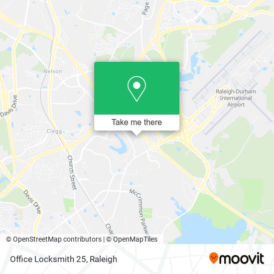 Office Locksmith 25 map