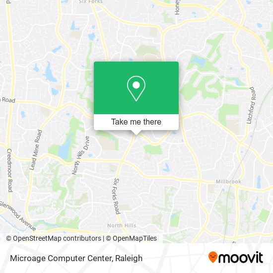 Microage Computer Center map