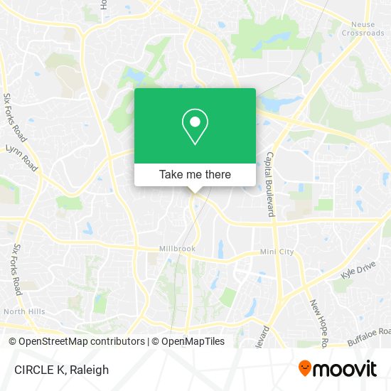 Mapa de CIRCLE K