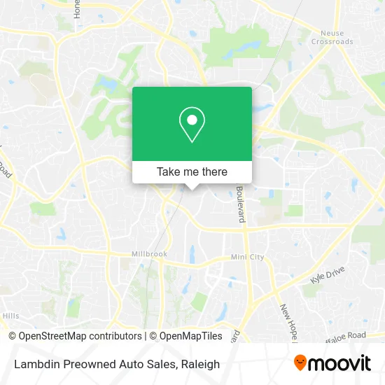 Lambdin Preowned Auto Sales map