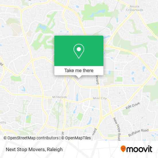 Mapa de Next Stop Movers