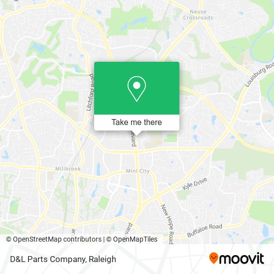 Mapa de D&L Parts Company