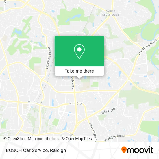 BOSCH Car Service map