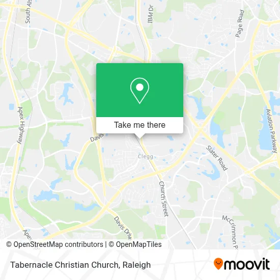 Tabernacle Christian Church map