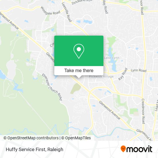 Huffy Service First map