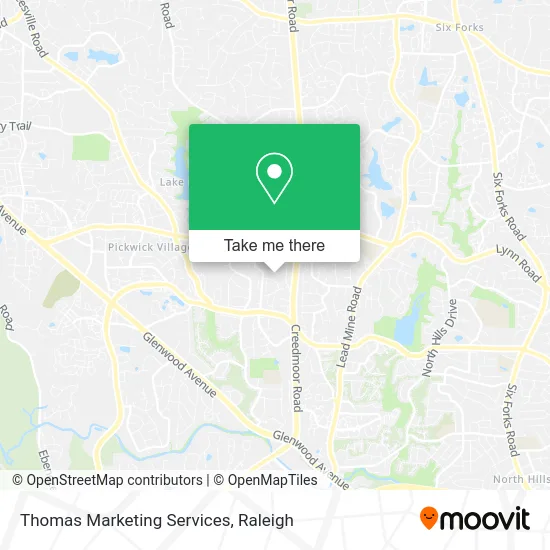 Thomas Marketing Services map