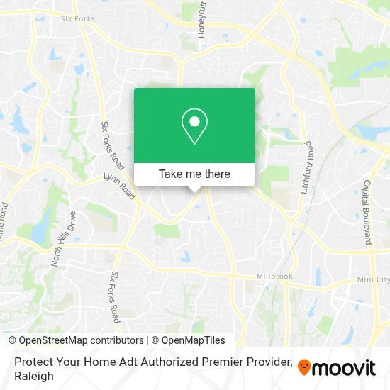 Protect Your Home Adt Authorized Premier Provider map