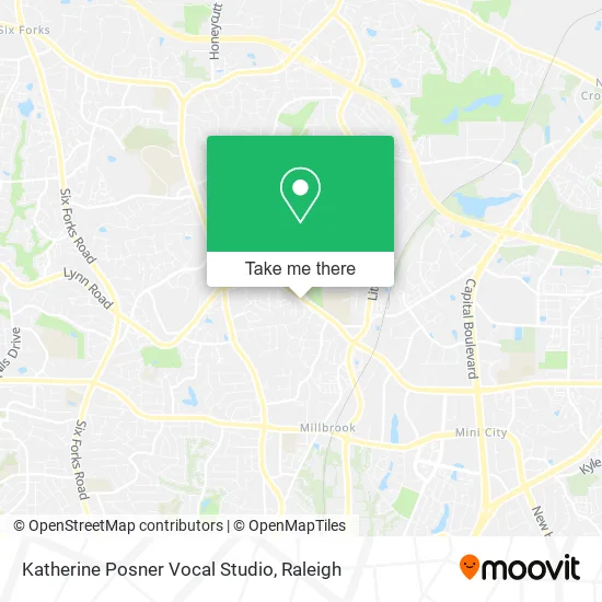 Katherine Posner Vocal Studio map
